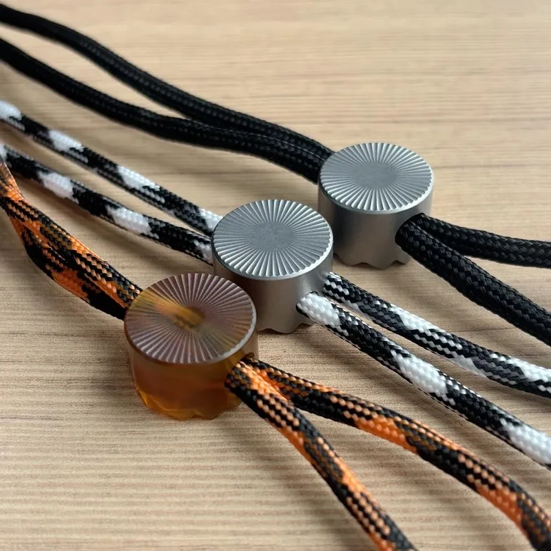 Титановый сплав TC4/Ultem янтарный PEI плетеная веревка маленький ежик кулон в форме