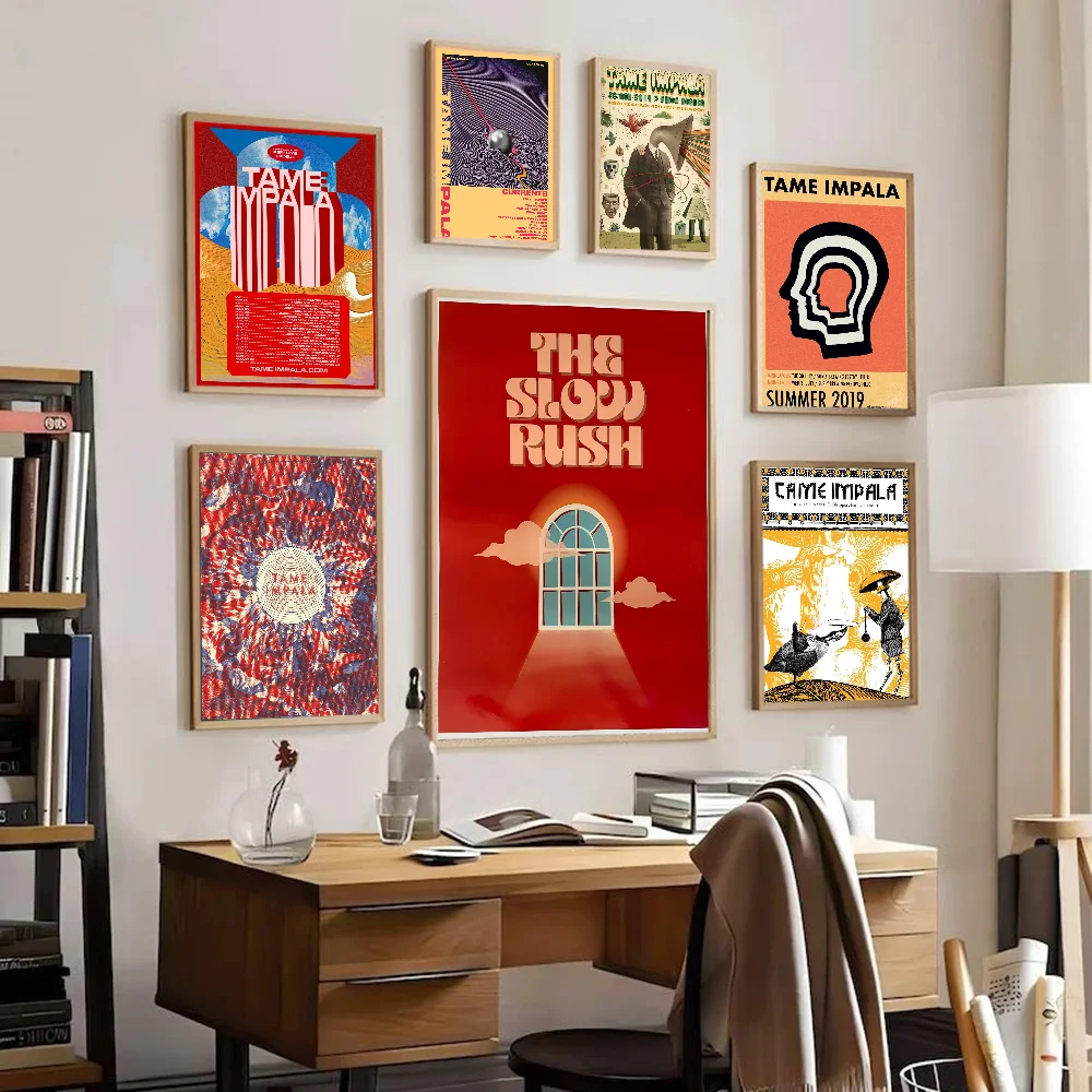T-Tame I-Impala классические винтажные постеры белая бумага принты плакаты