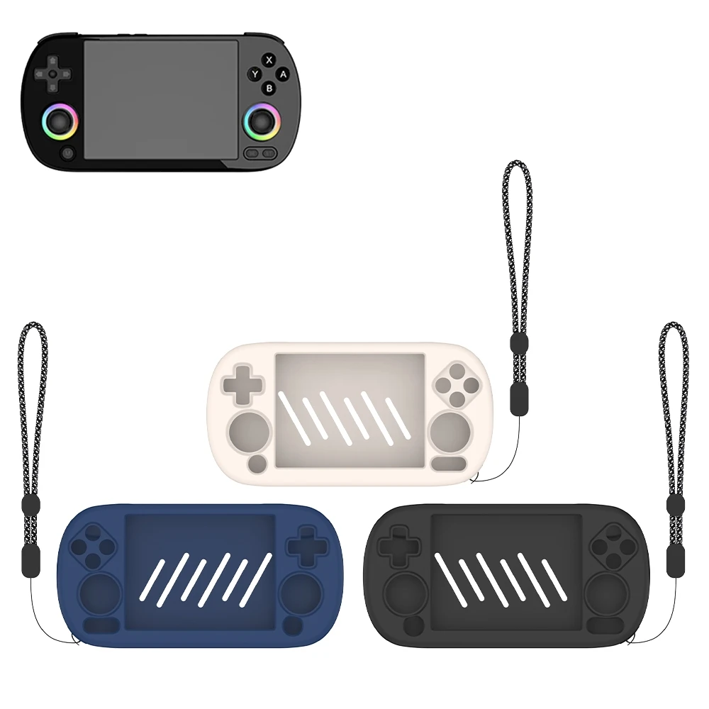 Силиконовый защитный чехол для игровой консоли ANBERNIC RG40XX H защита от падения