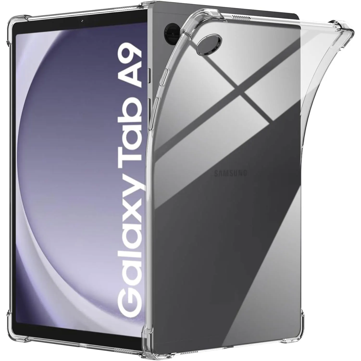 Чехол ablet для Samsung Galaxy Tab A9 2023 8 7 дюйма SM-X110 X115 прозрачный силиконовый чехол из ТПУ с