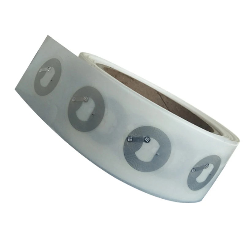 

10 шт., прозрачные ярлыки для телефонов, 25 мм, 13,56 МГц