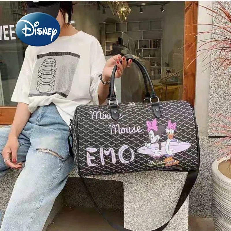 

Новая дорожная сумка-тоут Disney 2022, Модная Портативная багажная сумка большой вместимости, роскошная брендовая мультяшная сумка для спортзал...