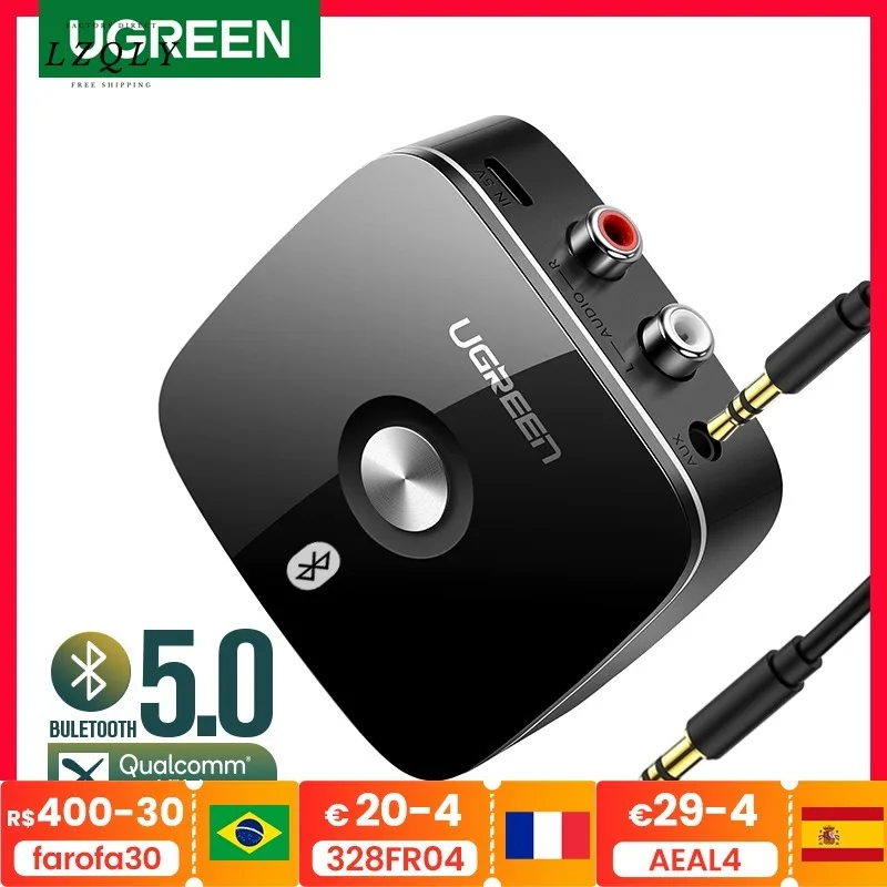 

Ugreen Bluetooth Rca Receiver 5.0 Aptx Ll 3.5mm Jack Aux Wireless Adapter Music for Tv Car Rca Bluetooth 5.0 Audio Receiver