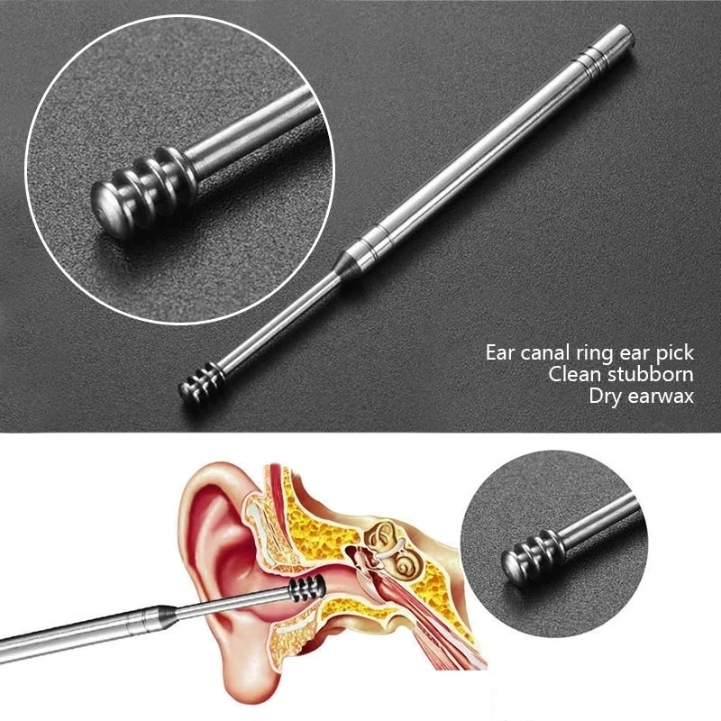 Ear Wax Cleaner Earwax Removal Tool Pick Digging Artifact Earpick Cleaning Ears Remover For Clean Your Kit Gadgets New images - 6