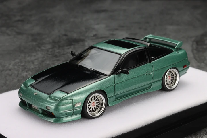 

404 Error 1:64 Nissan 180SX JDM Limited Edition Resin Metal Static Car Model Toy Gift