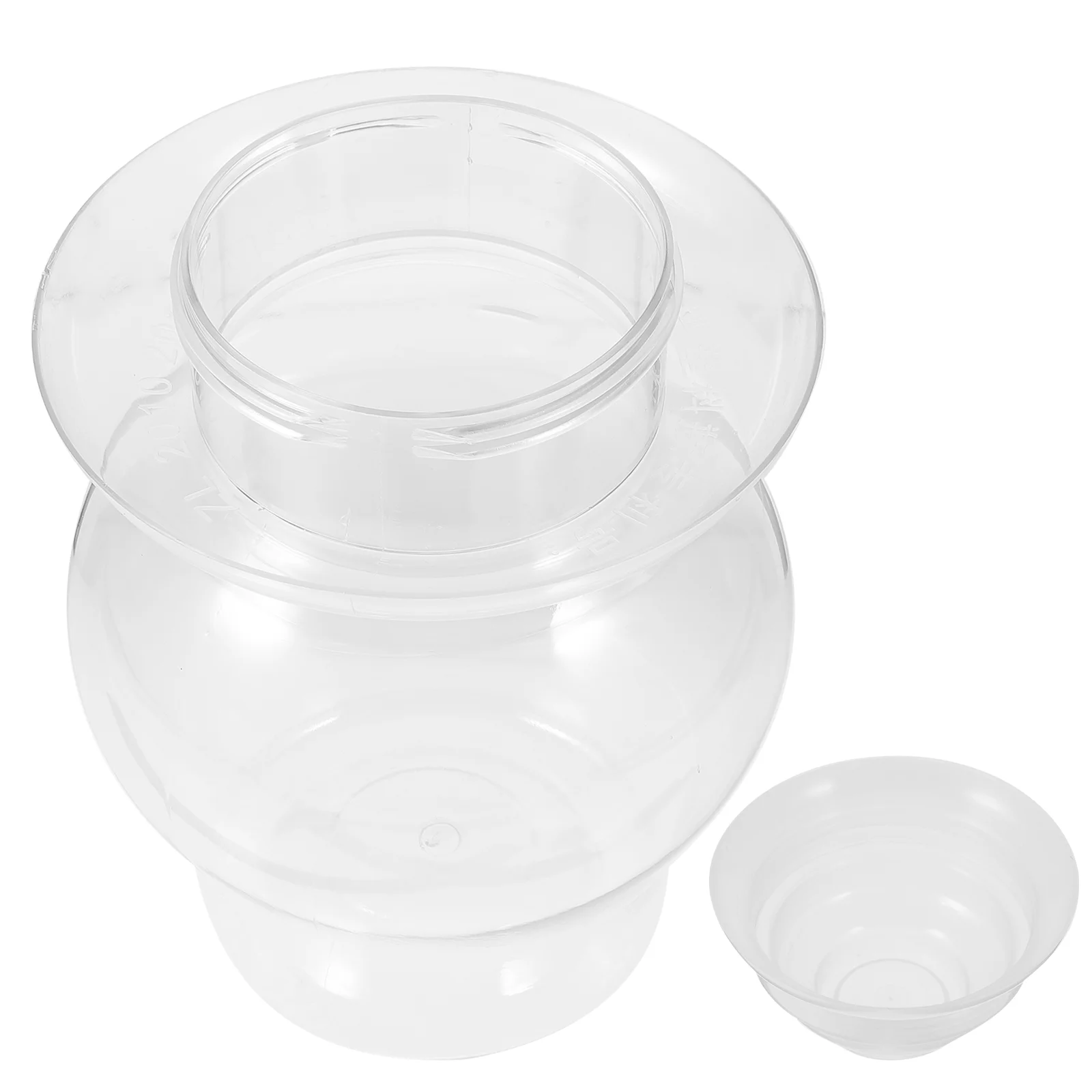 

Plastic Kimchi Jar Home Fermenting Jars Vegetables Pickle Container Kitchen Food Airtight Design Pickling Fermentation