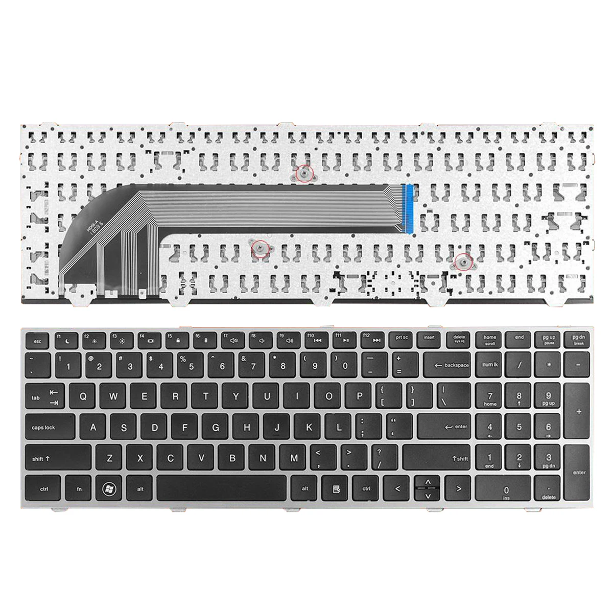 Новая клавиатура для ноутбука Siakoocty с рамкой HP ProBook 4540s 4540 4545s совместимая номером