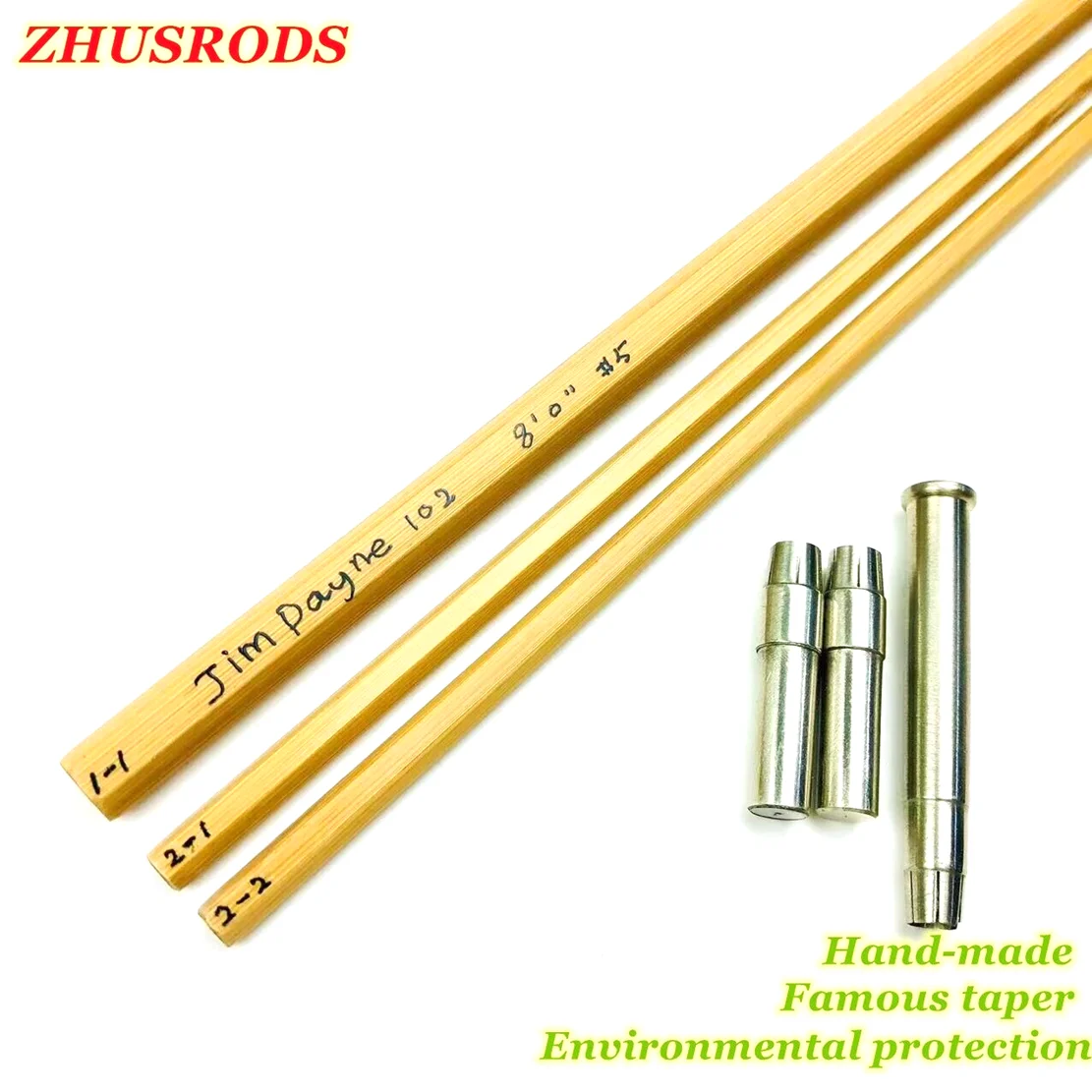 

JIM PAYNE 102 8'0" 5 wt / Bamboo Fly Rod Blanks + Nickel Silver Ferrule / Classic Rod Taper / VINTAGE / ZHUSRODS