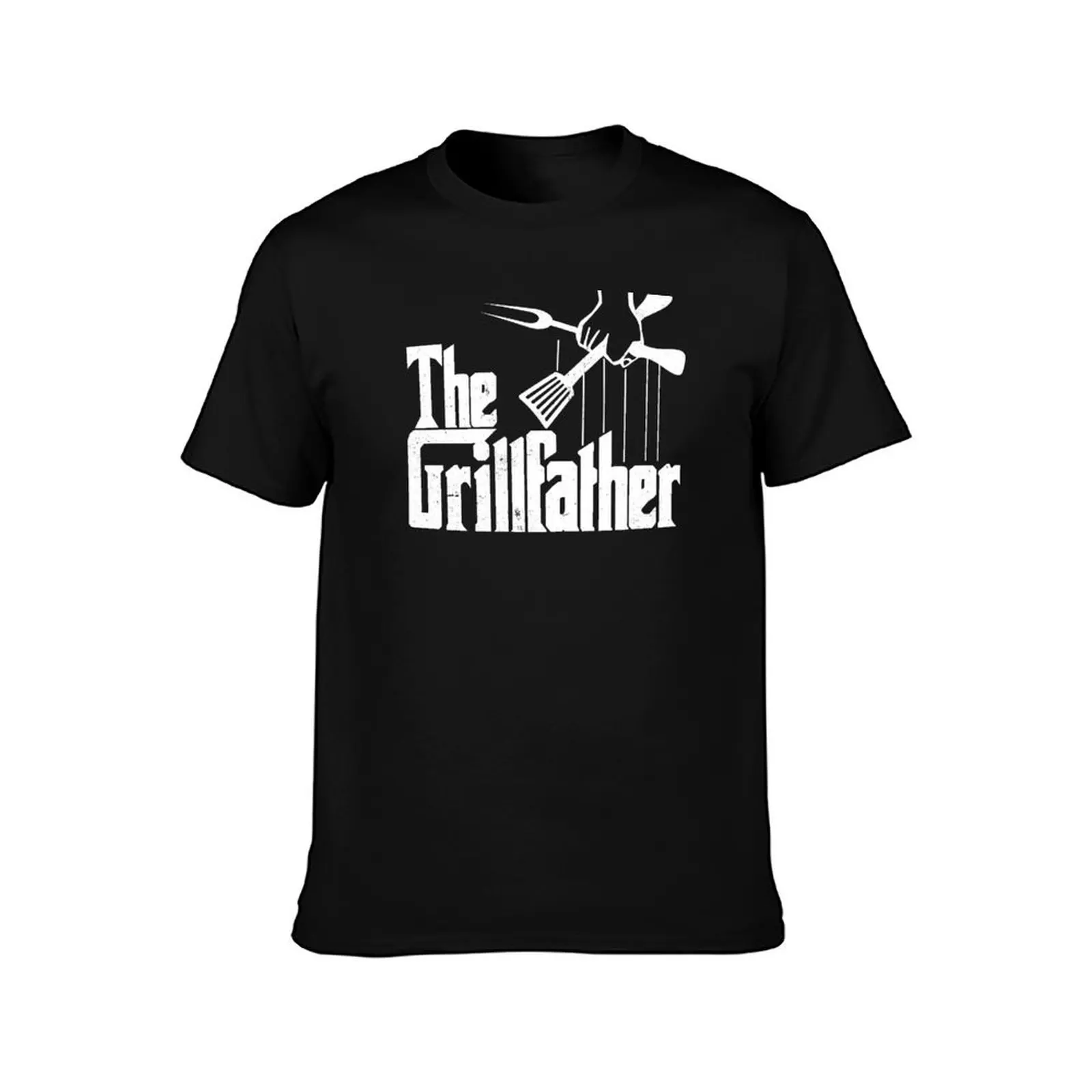 Фото Забавная футболка The Grillfather для вечеринок с барбекю, водостойкая повседневная футболка №2