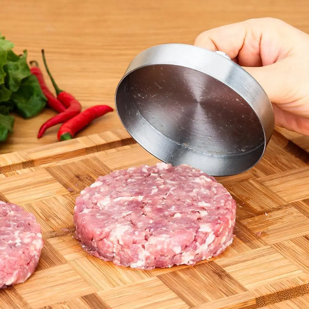 

Hamburger Press Burger Mould Patty Maker 304 Stainless Steel Pork Beef Burgers Manual Press Mold For Grill Griddle Meat Too R9T6