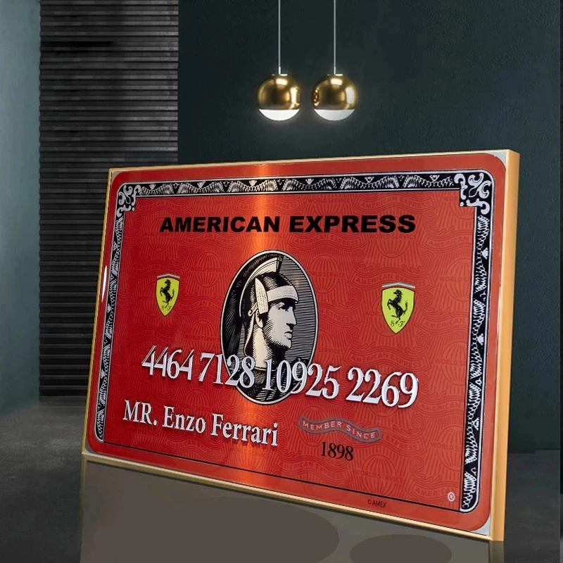 

American Express Creativity Art Canvas Painting on The Wall Express Card Poster and Print Wall Art Pictrue for Room Home Decor