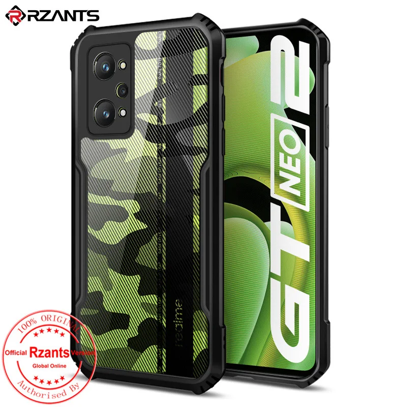 

For Realme GT NEO 2 3 Case чехол funda 6.62" Camouflage Armor Airbag Shockproof Back Protective Cover For Realme GT 2 Pro Rzants