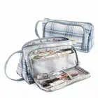 Холщовый чехол для карандашей большой вместимости, чехол для студентов, офисные принадлежности, школьные принадлежности, чехол для карандашей