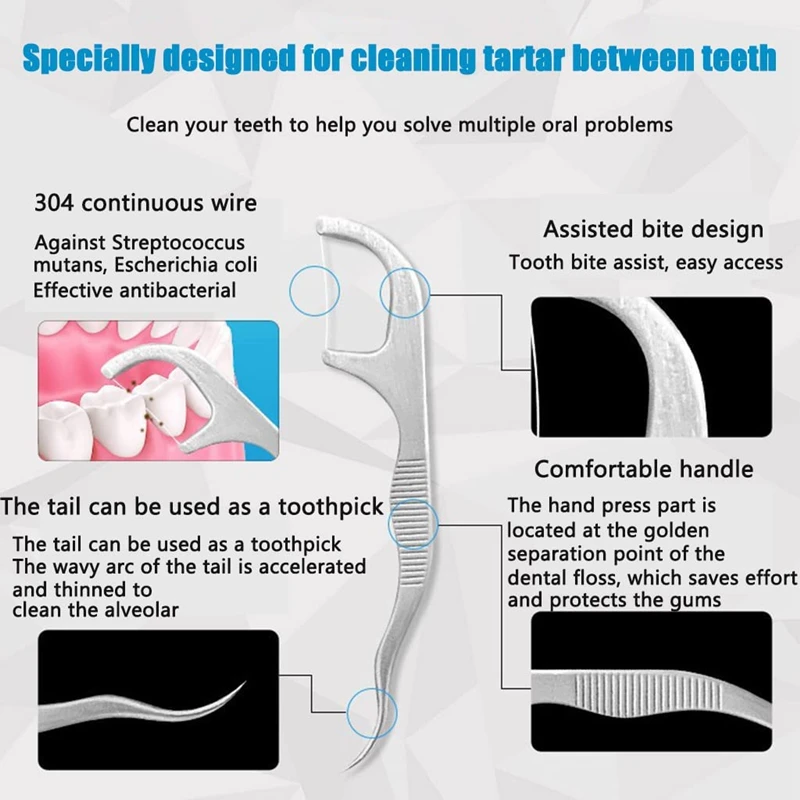 Портативная зубная щетка из нержавеющей стали