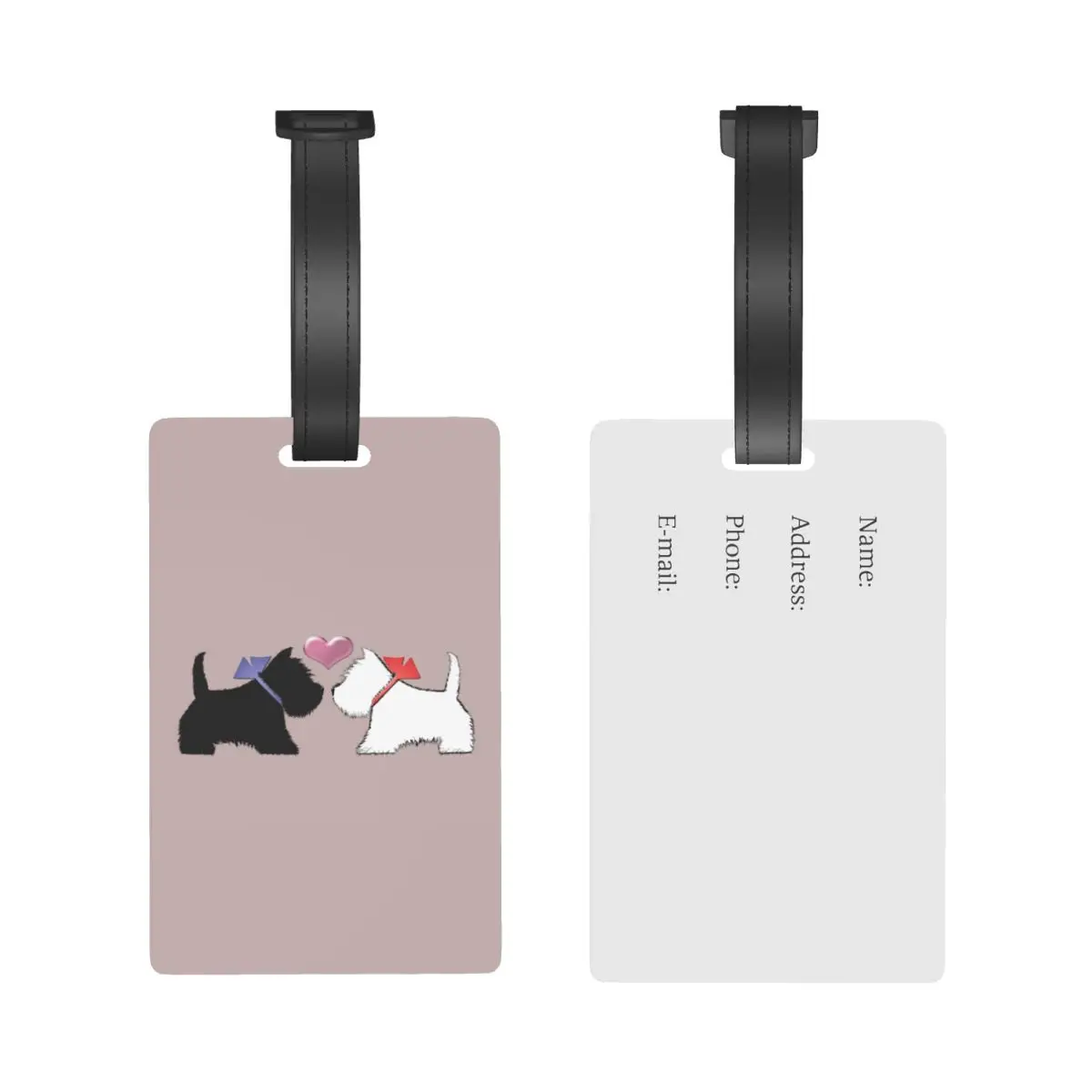 Westie ярлык для перевозки собак и Скотти аксессуары путешествий багажа