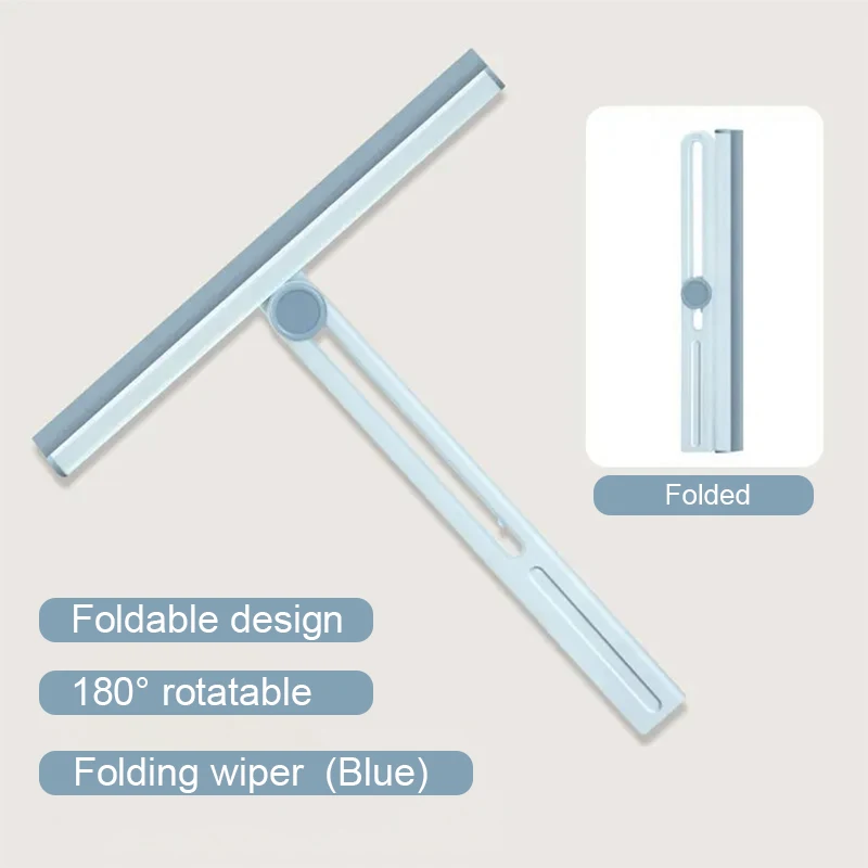 

Складной дворник с вращением на 360 градусов, многофункциональные инструменты для чистки стекла, скребок для зеркала в ванной комнате, очиститель для пола, окон, 1 шт.