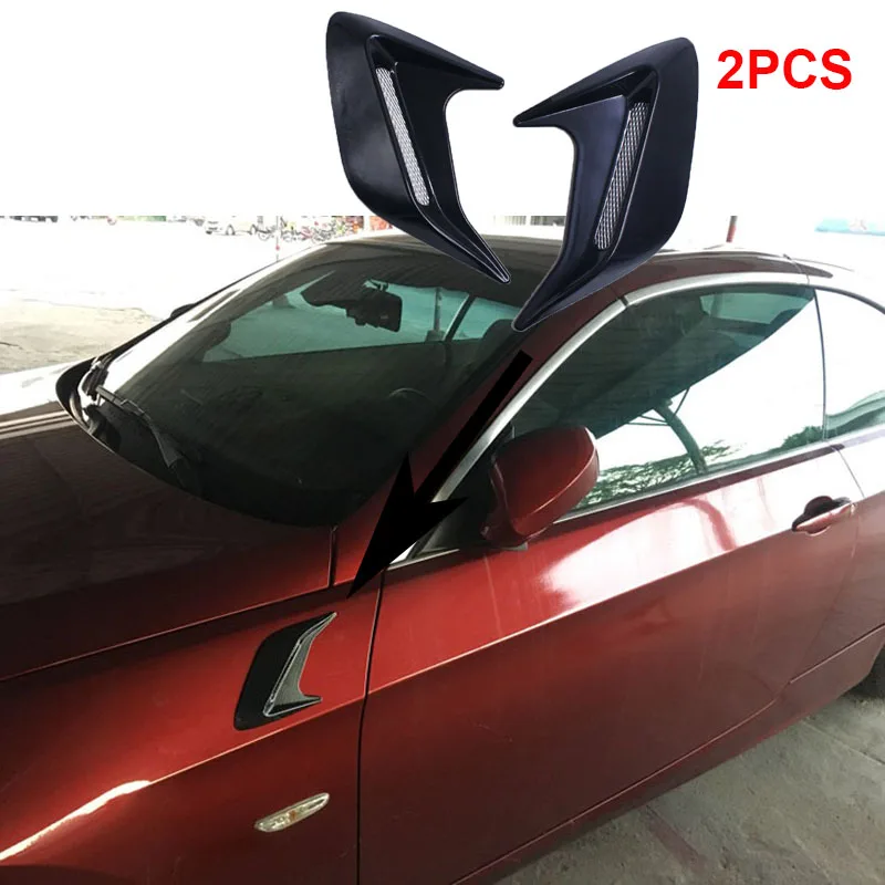 

1 пара, автомобильные Слюнявчики из углеродного волокна с эмуляцией вентиляционного отверстия