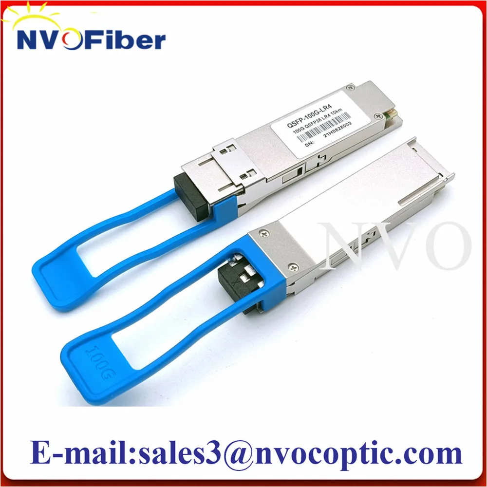 QSFP28 100G LR4 10 км нм LC разъем двухпортовый SFP модуль цена фоторазъем Трансивер LR |