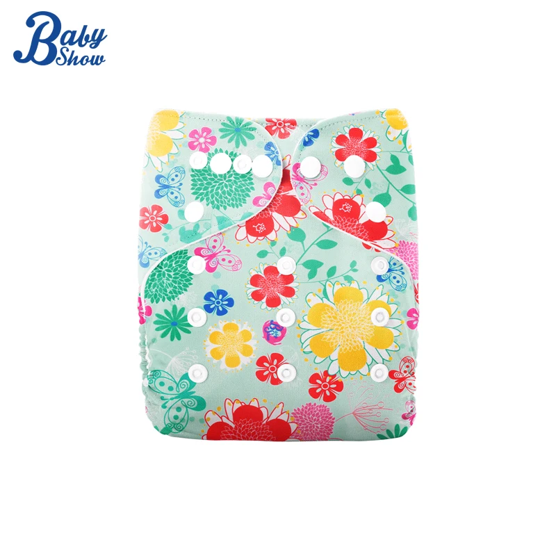 

Baby show Ecological Diapers Eco-friendly Reusable Nappy Washable Suede Cloth Baby Diapers For 3-15 Kg