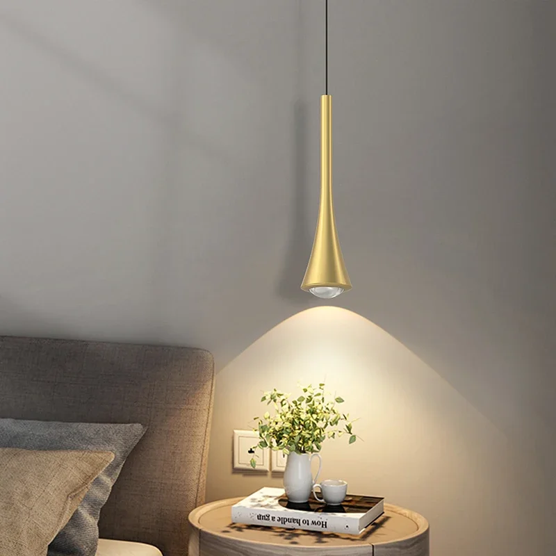 FKL Современная скандинавская медная маленькая люстра роскошная гостиная