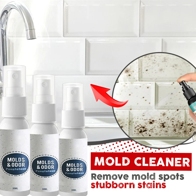 

50ml Mould Cleaning Spray Wall Mold Remover Mold Cleaning Spray Bathroom Kitchen Cleaning Effective Mildew Removal Spray