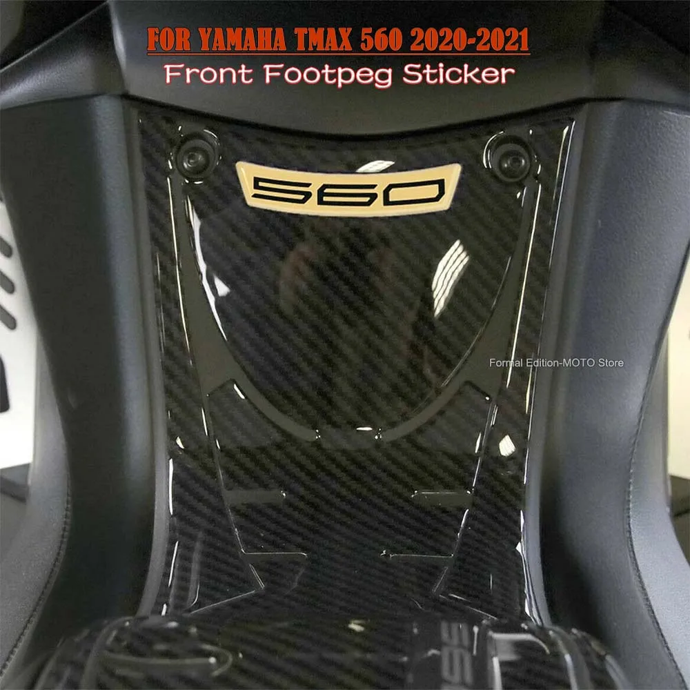 Для YAMAHA TMAX 560 2020-2021 3D гелевая наклейка из смолы передняя подножка мотоцикла