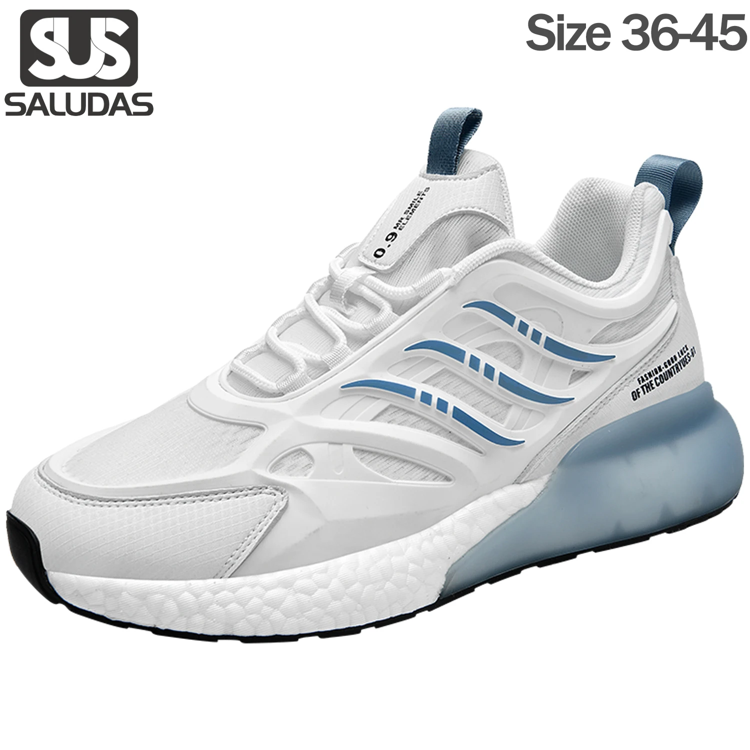 

SALUDAS Men Sneakers Running Shoes Air Cushion 3.0 Cushioning Women Sports Shoes Tennis Walking Sneaker Casual Sport Gym Jogging