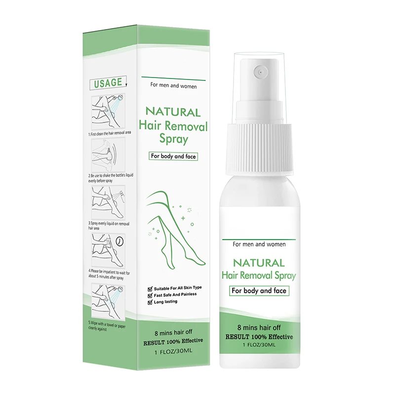 

Sdotter 30ml Hair Removal Spray Painless Facial Body Hair Growth Inhibitor Stomach Leg Armpit Removal Cream For Men Women Waxing
