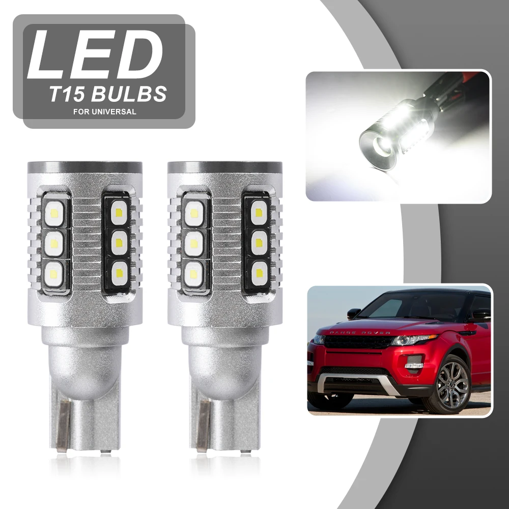 

Подходит для Land Rover Range Rover Evoque 2011-2019 Discovery Sport 2015-2019 Canbus светодиодный фонарь заднего хода W16W T15 лампы резервного лампы