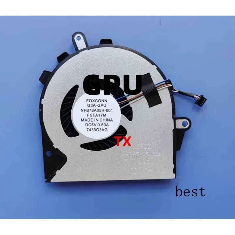 Для HP Pavilion 15-CE 15-CE198W TPN-Q194 ноутбука процессора графического вентилятора с