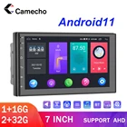 CAMECHO Android 11 7-дюймовый мультимедийный плеер универсальная GPS-навигация автомобильное радио 2.5D автомобильное стерео радио с поддержкой AHD-камеры 2 32g