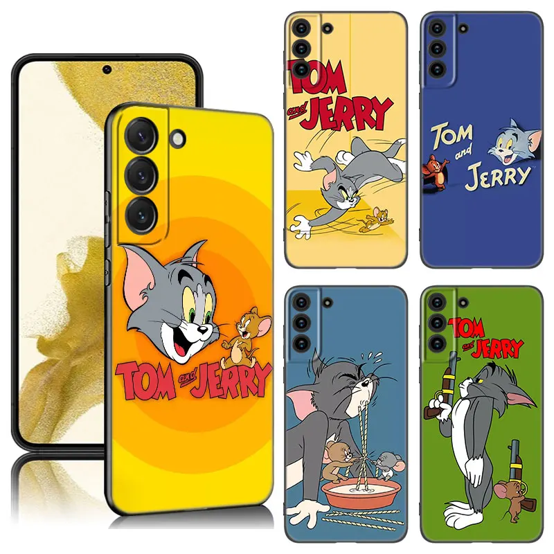 

Anime Cat And Mouse Phone Case For Samsung Galaxy S20 S21 S22 S23 Ultra FE S10E S10 Lite S8 S9 Plus S6 S7 Edge Silicone Cover