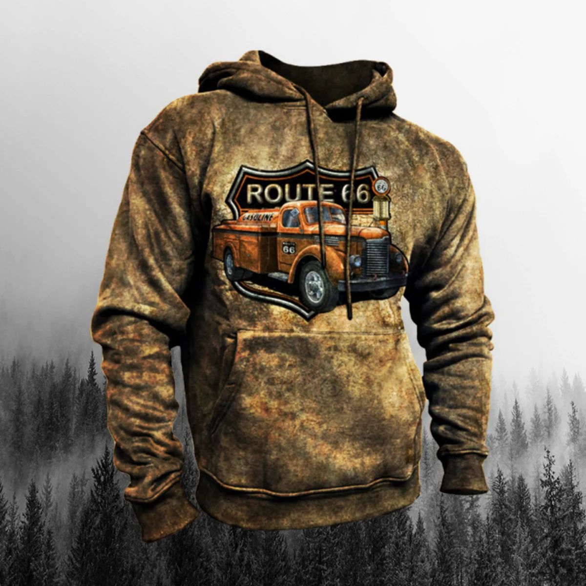 

2023 Men'S DIY Round Neck 3D Digital Printing Rugby Hooded Pullover Casual Wear Couple Fashion Coat Bottoming Clothes Sweater