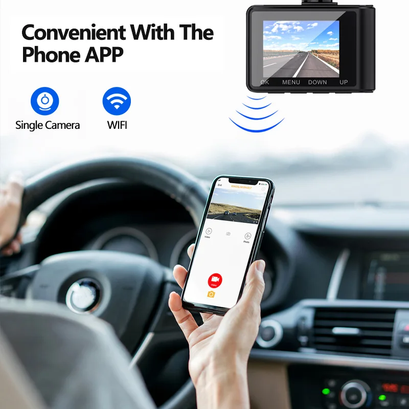 M3 4K Автомобильный видеорегистратор 3840*2160P UHD DVR камера Wifi приложение GPS слежение 60