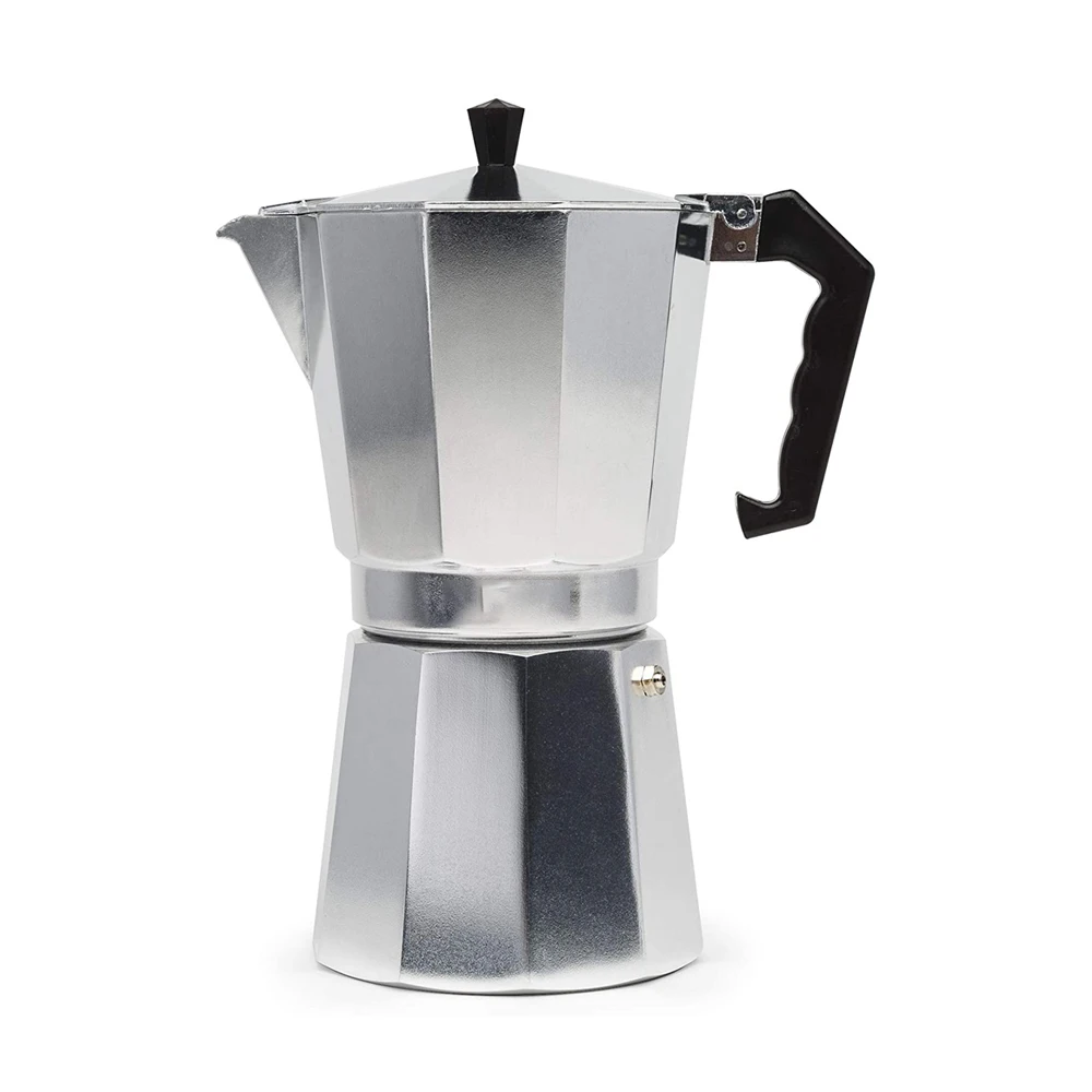 

Italian Coffee Moka Pot Espresso Machine Aluminum Geyser Coffee Maker Kettle Latte Stove Classic Coffeeware Barista Accessories