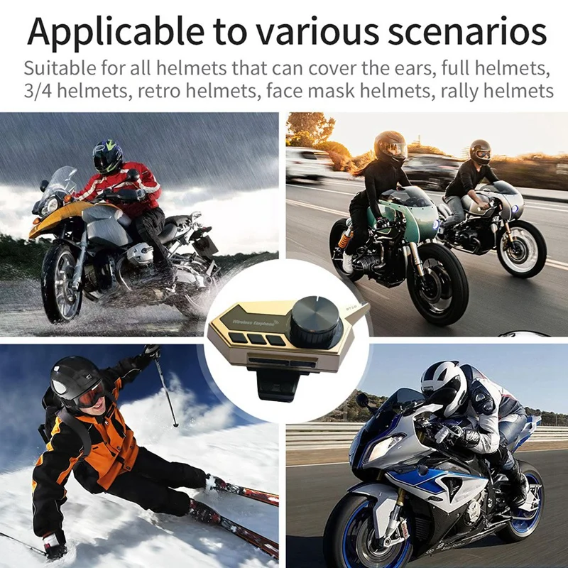 

Bluetooth-гарнитура для велосипедного шлема с чипом BT18 BT5.0