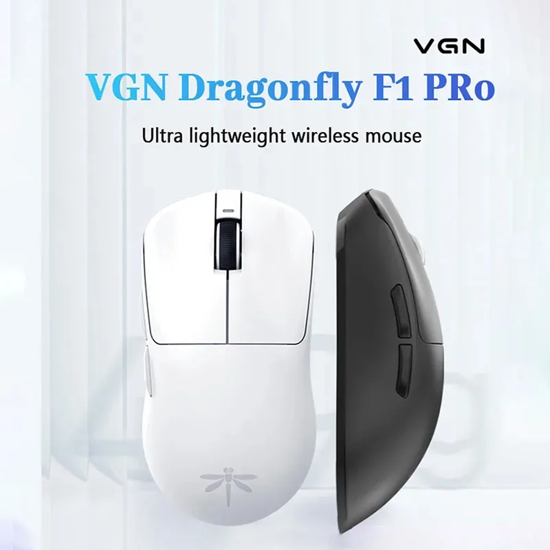 

Беспроводная Проводная Двухрежимная мышь Vgn Dragonfly F1, 2,4 ГГц, легкий дизайн, высокая производительность, длительный срок службы, подарок для офисных игр