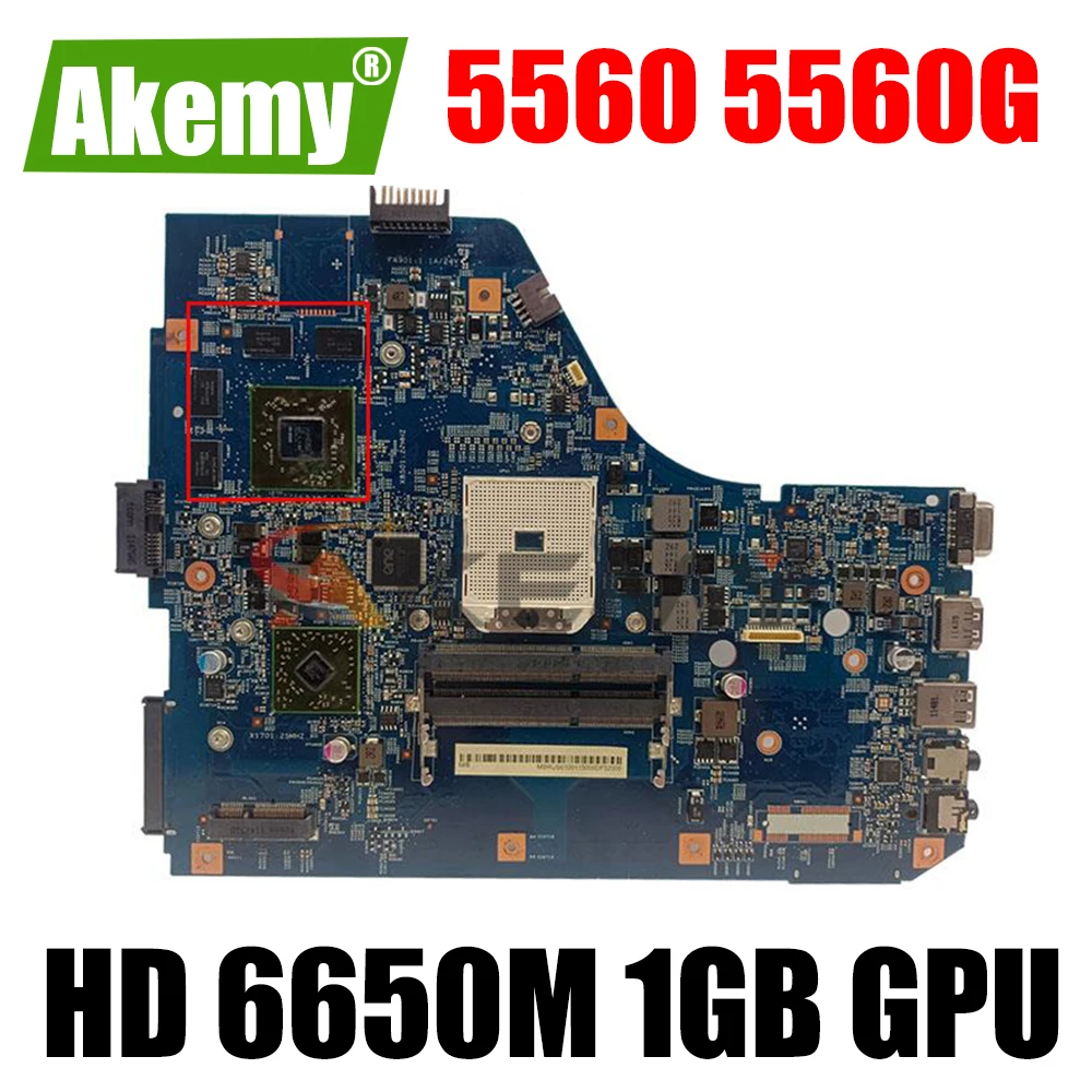 

For Acer aspire 5560 5560G Motherboard 48.4M702.01M DDR3 HD 6650M 1GB GPU 10338-1M