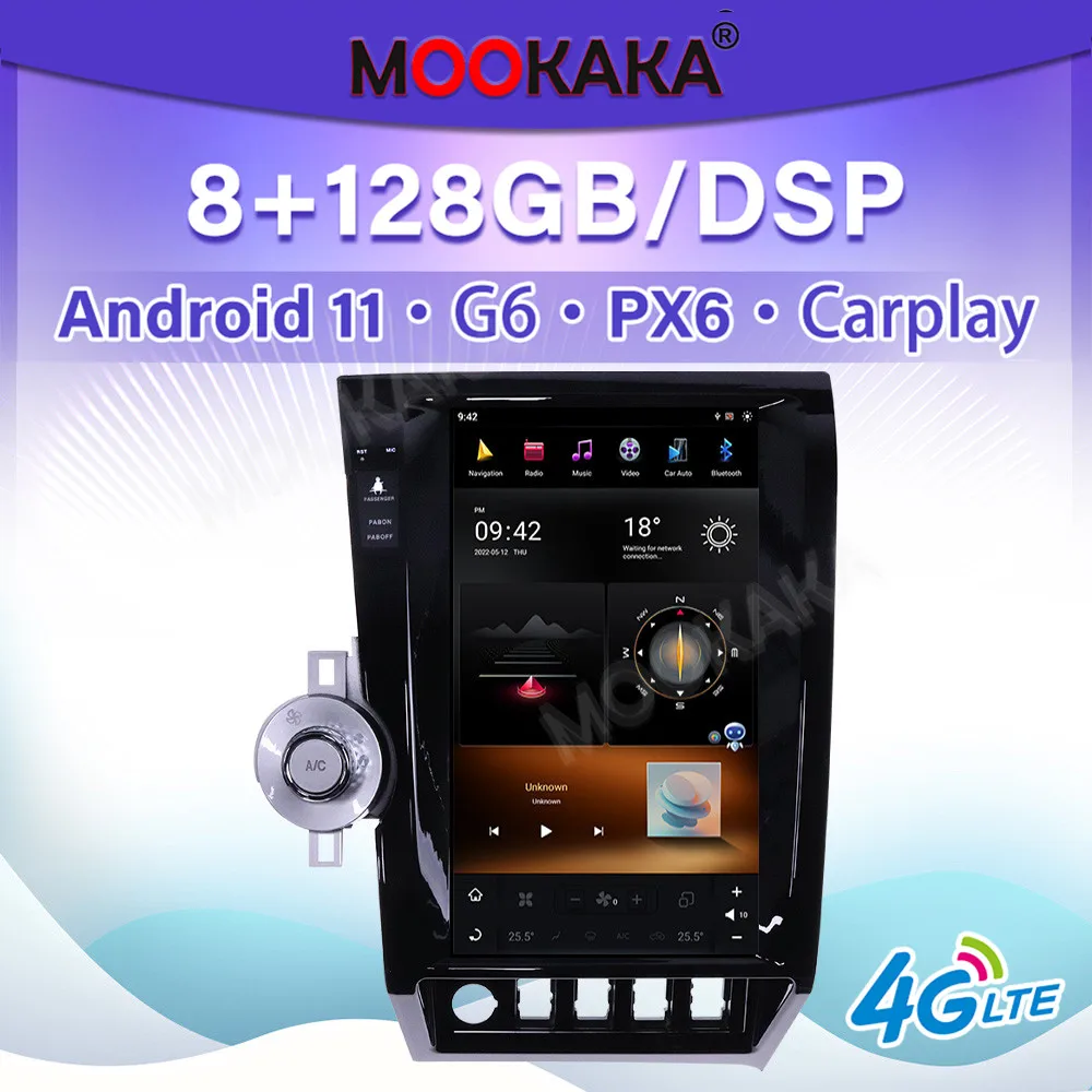 8G128GB Голосовое управление для Toyota Tundra Sequoia 2007-2013 Android 11 px6 G6 GPS навигация