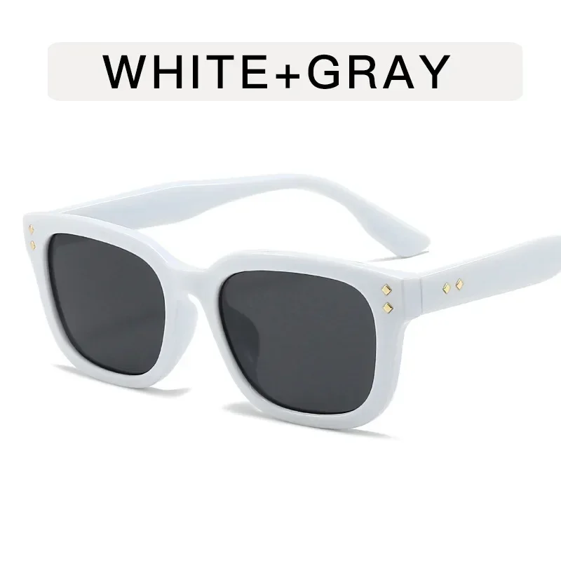 OVOYAN Ретро Квадратные Солнцезащитные очки женские индивидуальные простые для