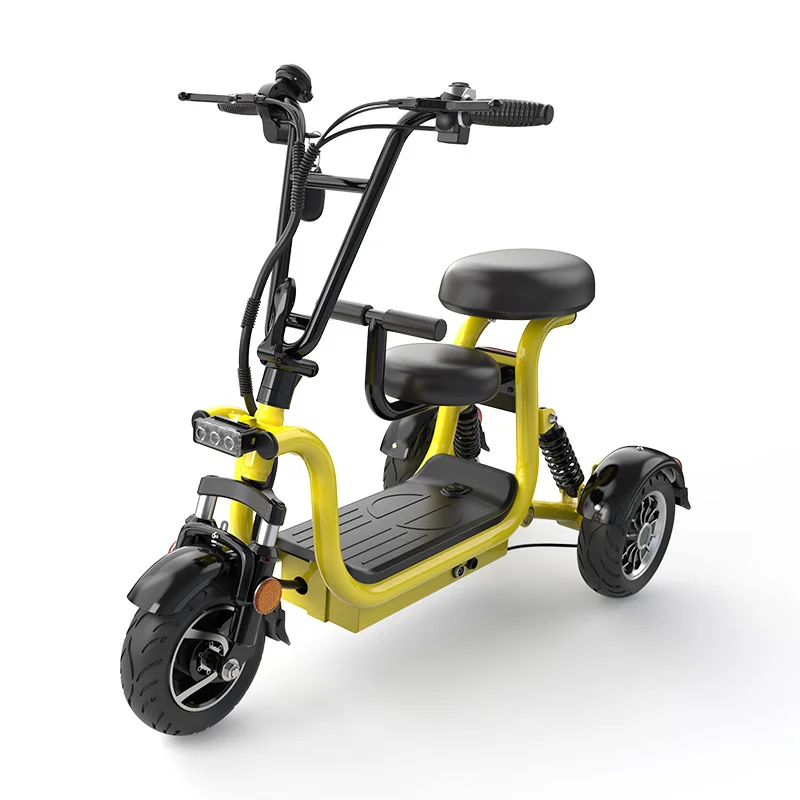 

NEW400w Tricycle 3 Wheels Electric Scooter Foldable Mobility Scooter Lithium Battery Removable