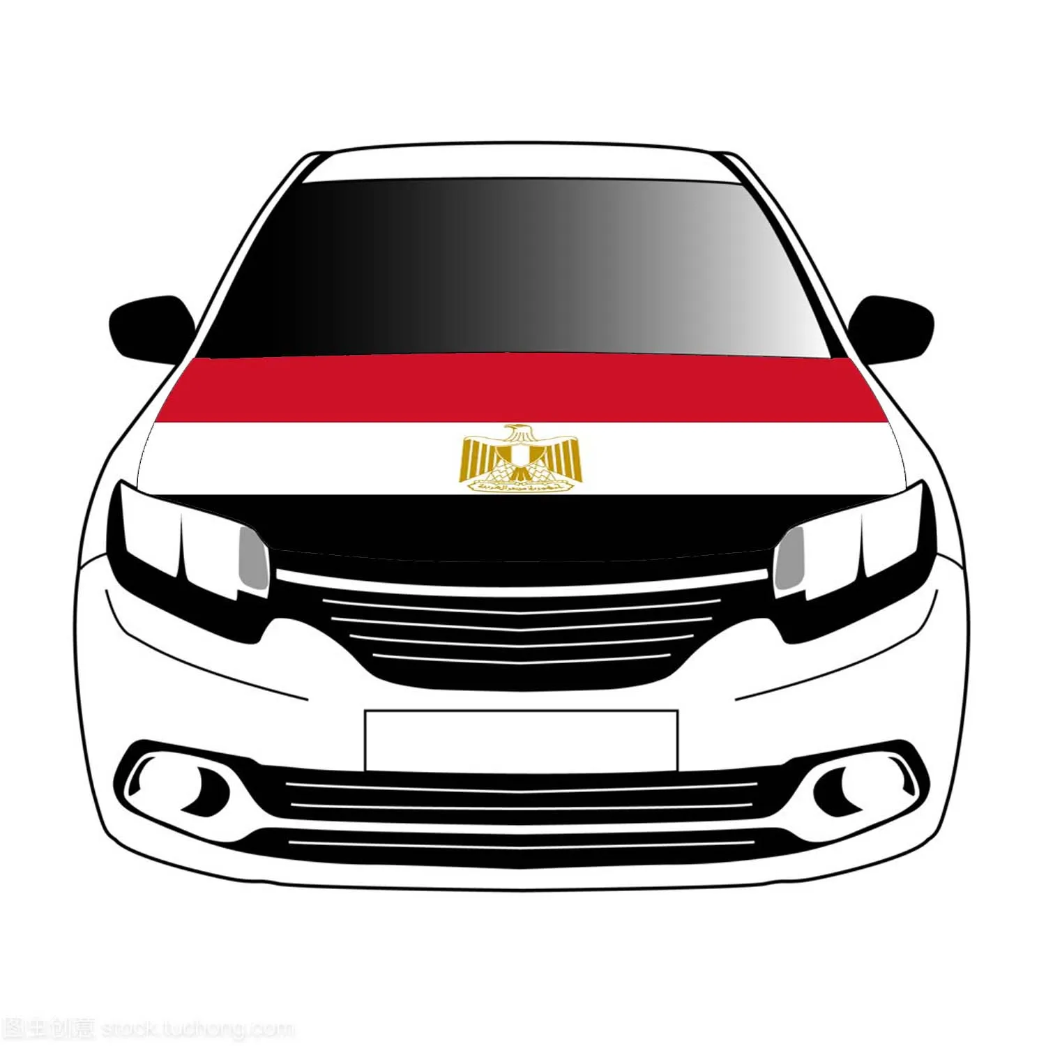 

Egypt flag car Hood cover 3.3x5ft/5x7ft 100%polyester,car bonnet banner