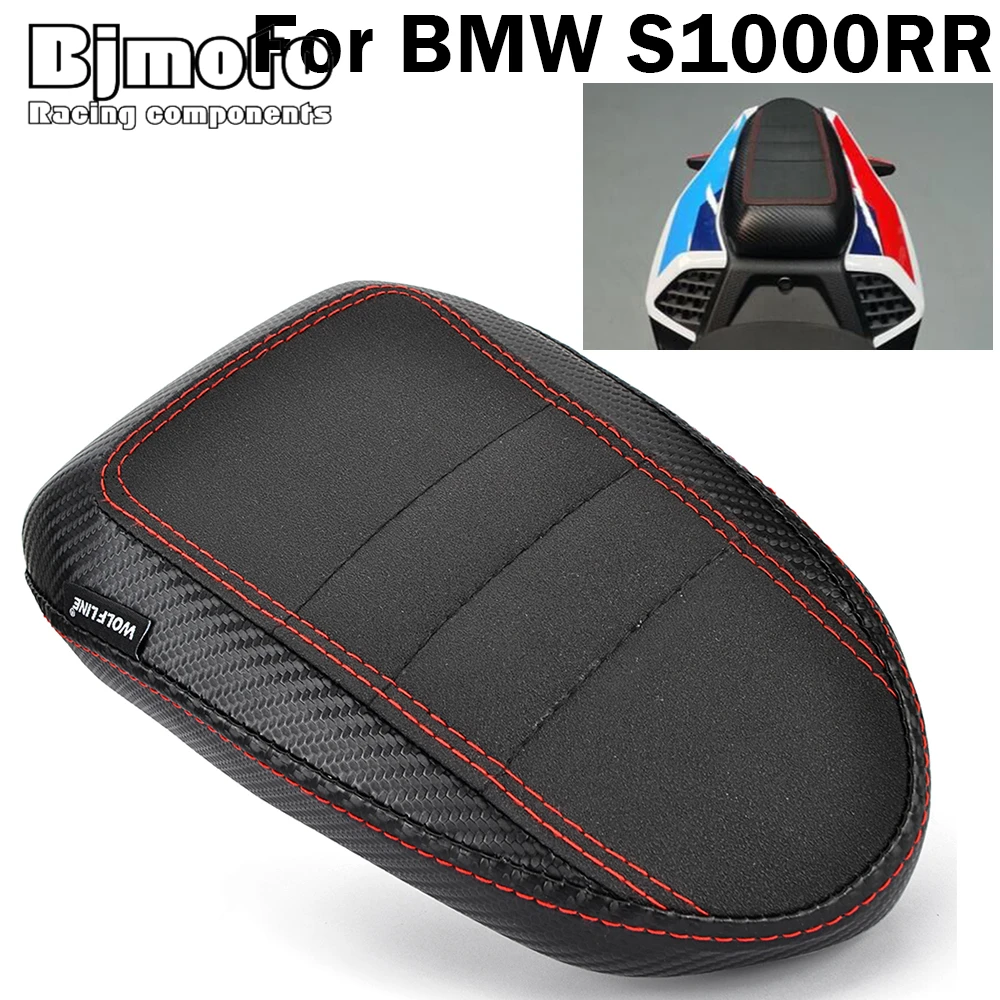 

Motorcycle Rear Passenger Seat Cushion Pillion For BMW S1000RR 2019-2022