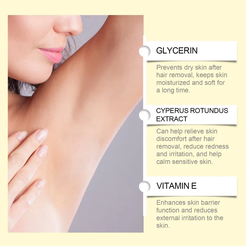 Чистое роторное масло ципераса для удаления волос уменьшающее покраснение