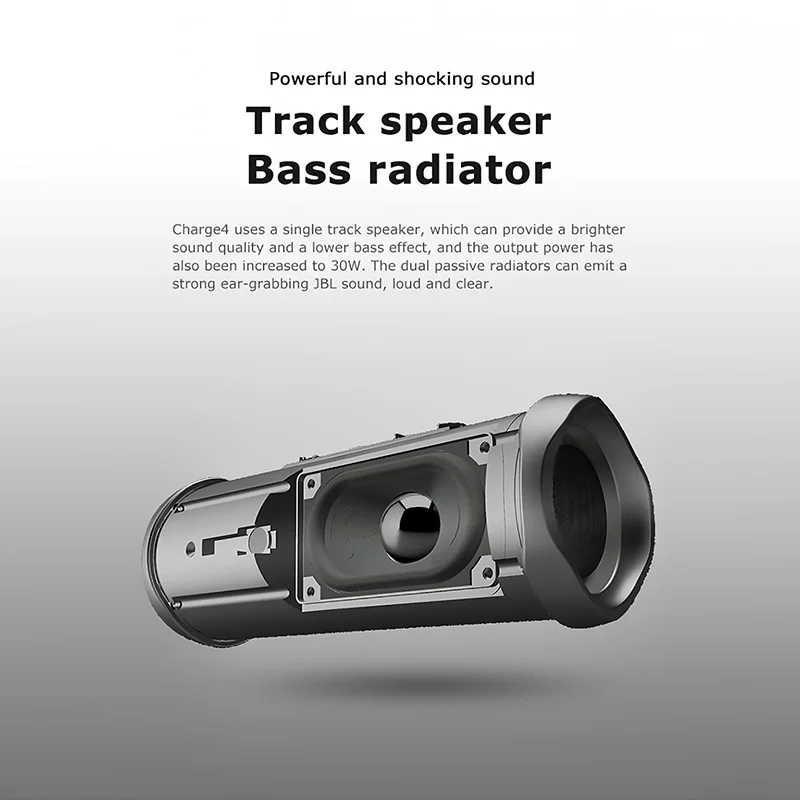 Оригинальный JBL Charge 4 IPX7 Водонепроницаемая уличная музыка Hifi Звук глубокие басы
