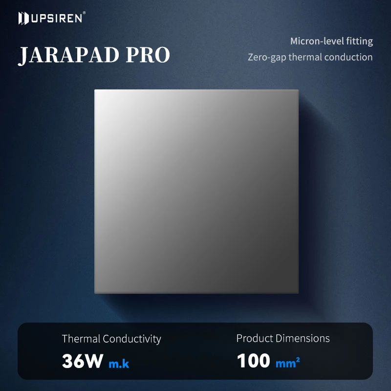Фото Термопрокладка Upsiren JARAPAD PRO 36W для охлаждения GPU/CPU, 100x100 мм, высококачественная оригинальная силиконовая теплопроводящая прокладка №2