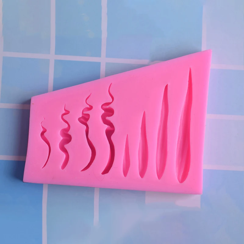 

Силиконовая форма в форме волоса для украшения торта, инструменты для выпечки сахарных крафт, конфет, помадки, украшения, кухонные аксессуа...