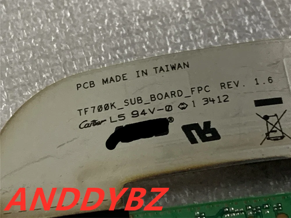 Фото ПЛАТА ввода-вывода TF700K для Asus Transformer Pad TF700T Audio Mini USB Kartenleser SUB Плата с кабелем TF700K SUB BOARD FPC №2