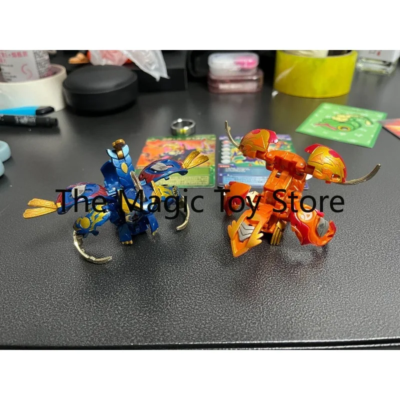 Фото Оригинальный набор фигурок Bakugan Baktech: Мгновенное Пылающее Покровительство, Морская Птица, Бог Дракон, Дракон-Птица. Коллекционная модель-игрушка. №1