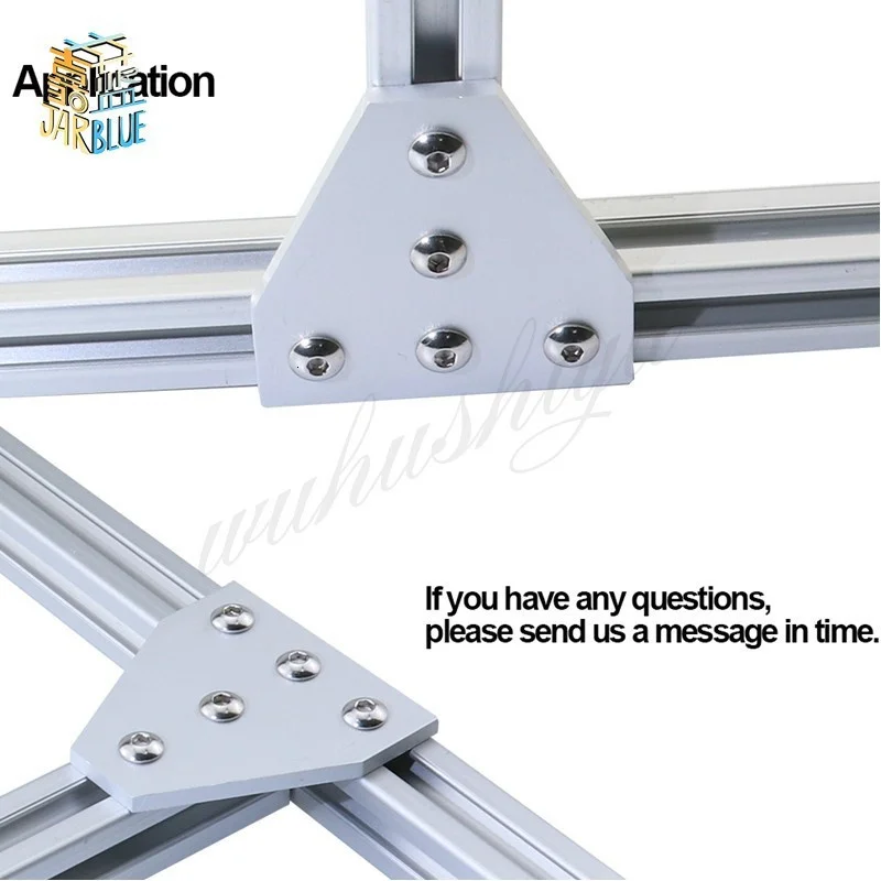 1 шт./лот 5 отверстий черная/Серебряная пластина для соединения угловой кронштейн